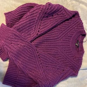 Pacsun purple magenta knit sweater